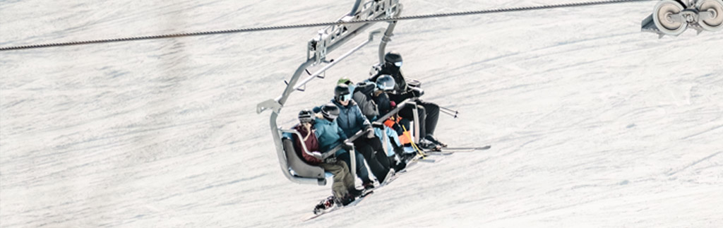 skiing